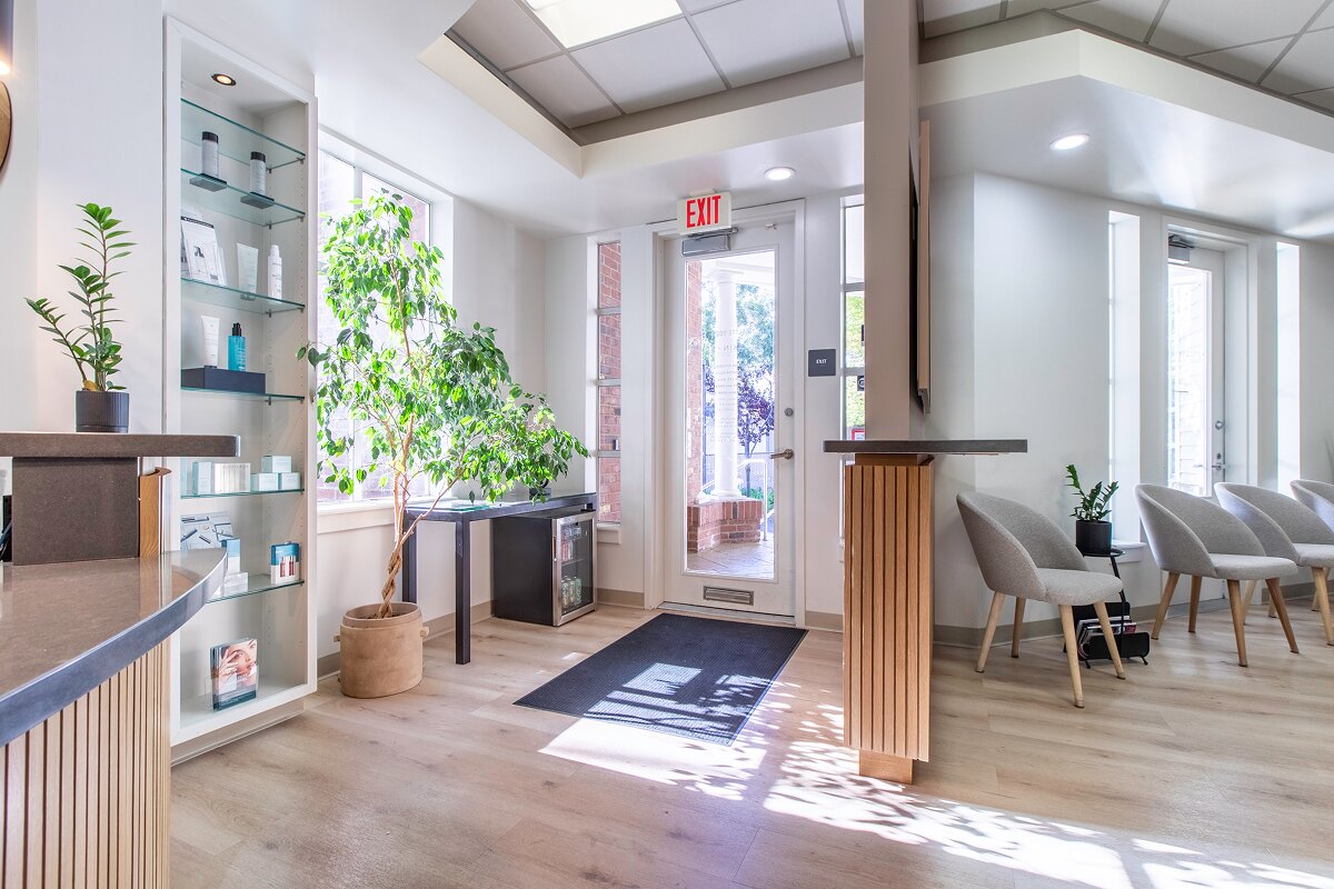 Reception at Potozkin and Ellis dermatology